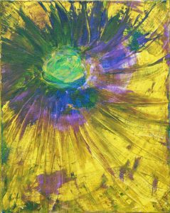 Sunspot - Acrylic on canvas 16x20"